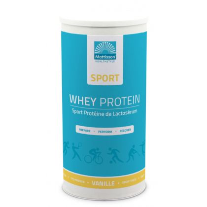 Протеин (суроватъчен) Sport | Sport Whey Protein - Sport Proteine de Lactoserum - Vanille | Mattisson Healthstyle, 450 г прах