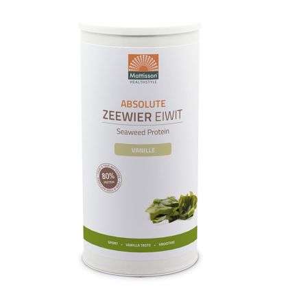 Протеин с водорасли | Zeewier Eiwit SuperShake Poeder Vanille | Mattisson Healthstyle, 500 г прах, с вкус на ванилия