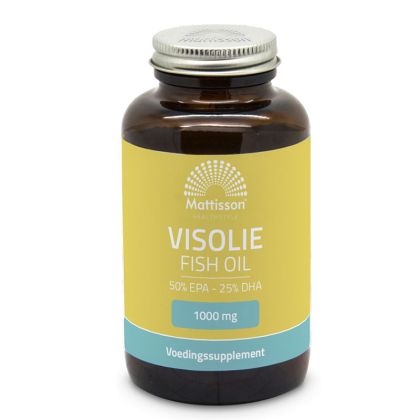 Рибено масло 1000 мг (EPA 455 мг/ DHA 230 мг) | Visolie 1000 | Mattisson Healthstyle, 60 капсули