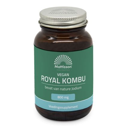 Роял Комбу (кафяви водорасли Ламинария) | Royal Kombu | Mattisson Healthstyle, 60 капсули