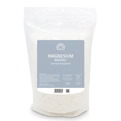 Соли за баня с магнезий | Magnesium Badzout | Mattisson Healthstyle, 900 г