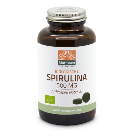Спирулина Органик 500 мг | Organic Spirulina | Mattisson Healthstyle, 240 таблетки