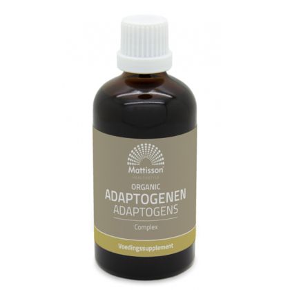 Тинктура от адаптогенни билки, БИО | Organic Adaptogenen Complex | Mattisson Healthstyle, 100 мл