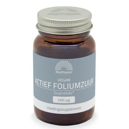 Фолиева киселина Qutrefolic® 400 µг | Vegan Actief Foliumzuur | Mattisson Healthstyle, 60 капсули