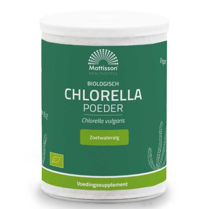 Хлорела БИО | Biologisch Chlorella Poeder | Mattisson Healthstyle, 125 г прах