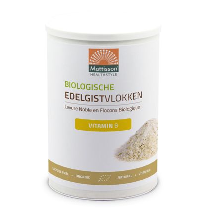 Хранителна мая с витамини В, БИО | Biologische Edelgistvlokken met Vitamine B | Mattisson Healthstyle, 200 г прах