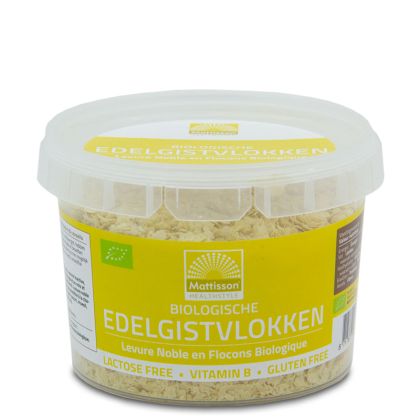 Хранителна мая с витамини В, БИО | Biologische Edelgistvlokken met Vitamine B | Mattisson Healthstyle, 60 г прах