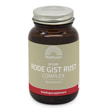 Червен ориз (дрожди) + чесън и коензим Q10 | Rode Gist RIust Complex | Mattisson Healthstyle, 90 капсули