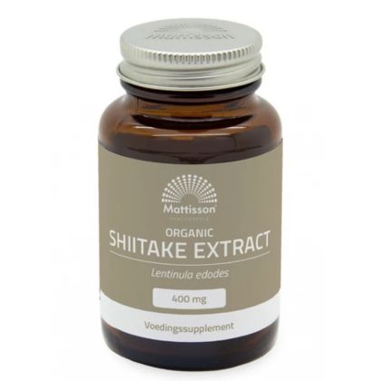Шийтаке 400 мг | Shiitake Extract Organic | Mattisson Healthstyle, 60 капсули