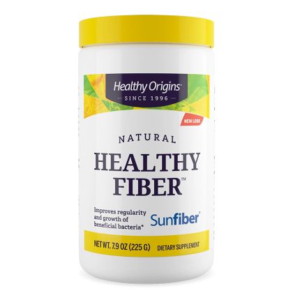 Фибри от гума гуар | Healthy Fiber | Healthy Origins, 225 г прах