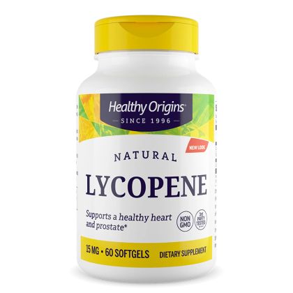 Ликопен 15 мг | Lycopene | Healthy Origins, 60 софтгел капсули