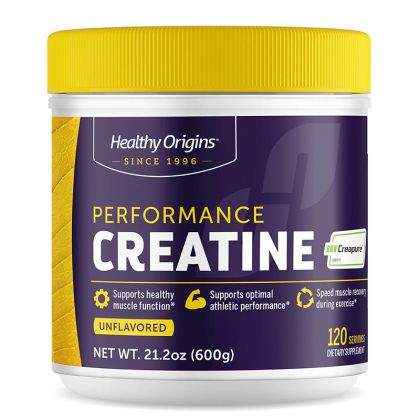 Креатин 5000 мг | Performance Creatine | Healthy Origins, 600 г прах
