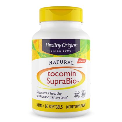Токомин Супра (Витамин Е + токотриеноли) | Tocomin SupraBio | Healthy Origins, 60 софтгел капсули