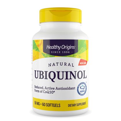Убиквинол Kaneka® 50 мг | Ubiquinol | Healthy Origins, 60 софтгел капсули