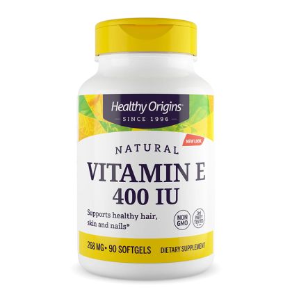 Витамин Е (d-алфа токоферол) 400 IU / 268 мг | Vitamin E | Healthy Origins, 90 софтгел капсули