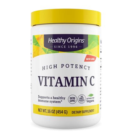 Витамин С 1000 мг | High Potency Vitamin C | Healthy Origins, 454 г прах
