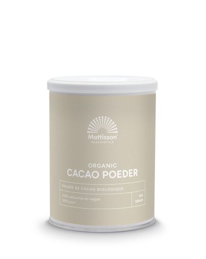 Какао на прах, БИО | Biologische Cacao poeder | Mattisson Healthstyle, 100 г