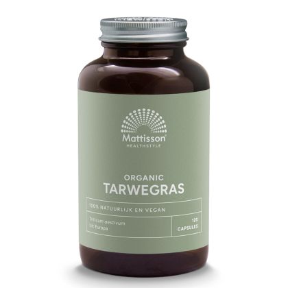 Пшенична трева 600 мг | Organic Tarwegras | Mattisson Healthstyle, 120 капсули