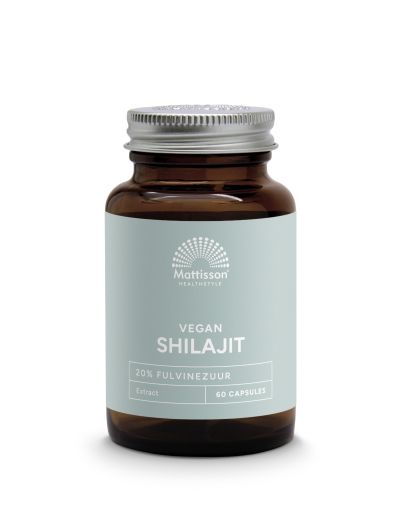 Шилажит 400 мг | Vegan Shilajit | Mattisson Healthstyle, 60 капсули