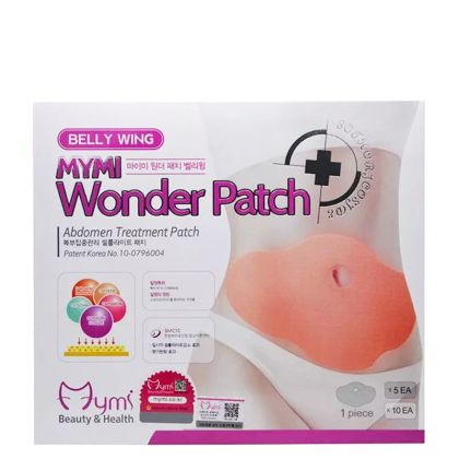 Трансдермални пластири за отслабване, изгарящи мазнините в коремната област | Belly Wing Mymi Wonder Wonder Patch | WeightWorld, 5 бр