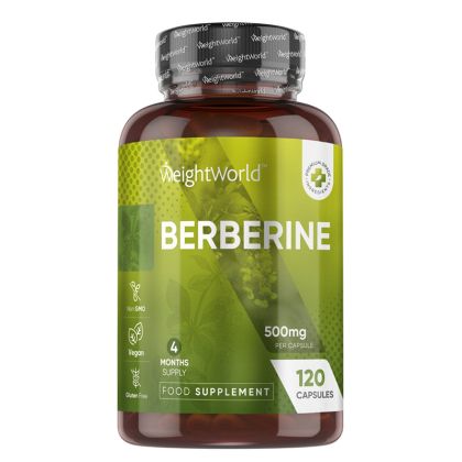 Берберин 500 мг | Berberine | WeightWorld, 120 капсули