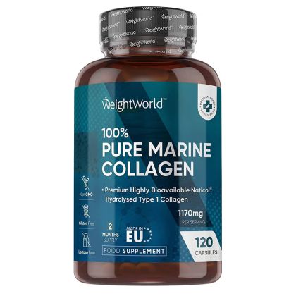 Морски колаген (тип I) | Pure Marine Collagen | WeightWorld, 120 капсули