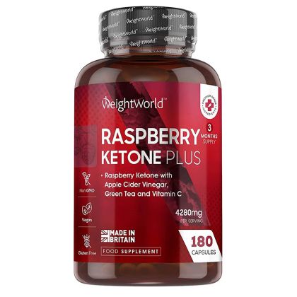 Малинови кетони Плюс | Raspberry Ketone Plus | WeightWorld, 180 капсули