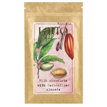 Млечен шоколад с карамелизиран бадем | Milk Chocolate with Caramelized Almonds | Гайо 80 гр.