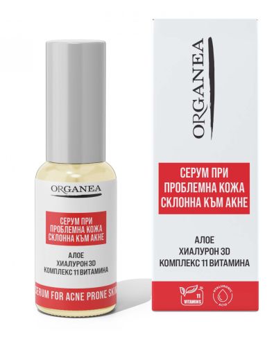 Серум при проблемна кожа и акне | Serum for Acne Prone Skin | Organea, 50 мл 