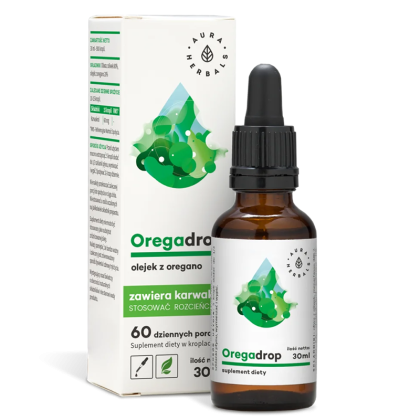 Риган (масло) | Oregadrop | Aura Herbals, 30 ml капки