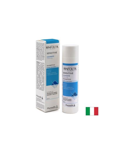 Шампоан за чувствителен скалп с алое, невен и хиалуронова киселина | RINFOLTIL Sensitive Calmant Shampoo |  Pharmalife Research,  250 мл 
