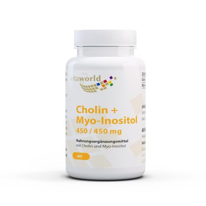 Холин + Мио инозитол | Cholin+Myo-Inositol | Vita World, 60 V капсули