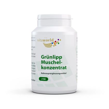 Зеленоуста мида | Grunlipp Muschel-konzentrat | Vita World, 150 капсули