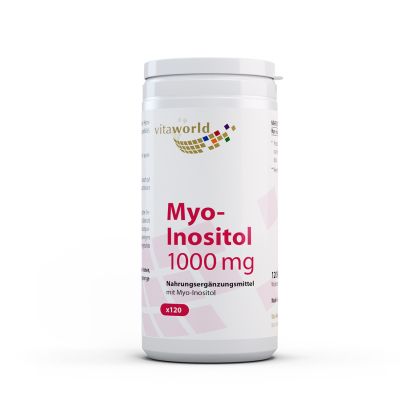 Мио-инозитол 1000 mg | Myo-Inositol | Vita World, 120 V капсули
