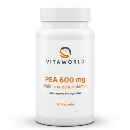 PEA (палмитоилетаноламид) 600 mg | Vita World, 90 капсули