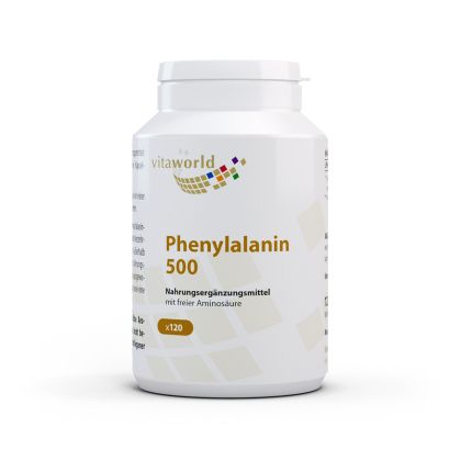 Фенилаланин 1000 mg | Phenylalanin | Vita World, 120 таблетки