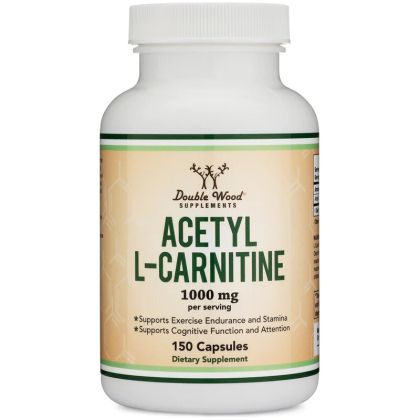 Ацетил Л-Карнитин 500 mg | Acetyl L-Carnitine | Double Wood, 150 капсули