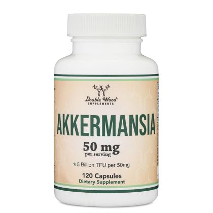 Пробиотик Акермансия | Akkermansia | Double Wood, 120 капсули