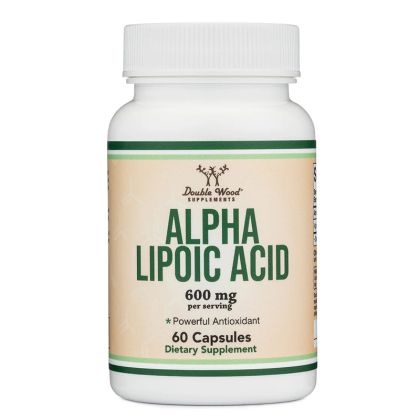 Алфа- липоева киселина 300 mg | Alpha Lipoic Acid | Double Wood, 60 капсули