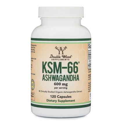 Ашваганда 300 mg | KSM-66® Ashwagandha | Double Wood, 120 капсули