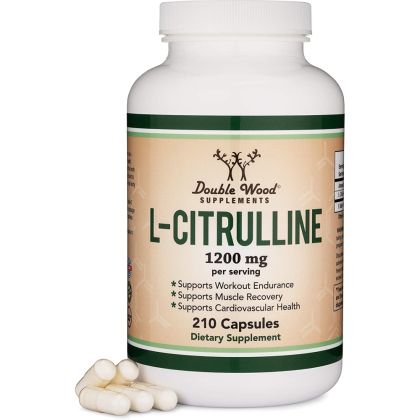 Л-Цитрулин 600 mg | L-Citruline | Double Wood, 210 капсули