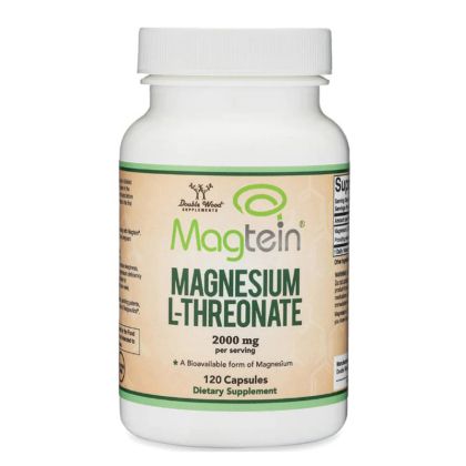 Магнезий (Л-Треонат) | Magnesium L-Threonate | Double Wood, 120 капсули