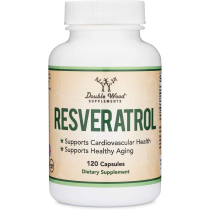 Ресвератрол 250 mg | Resveratrol | Double Wood, 120 капсули