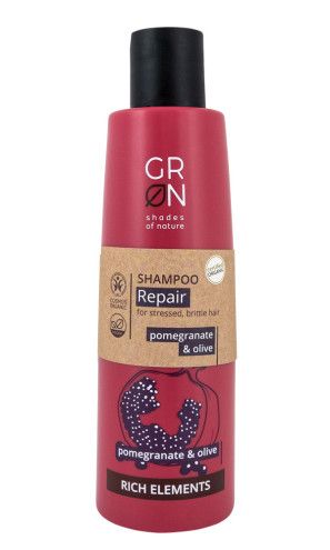 Био възстановяващ шампоан с нар и маслина | Shampoo Repair | GRN, 250 мл