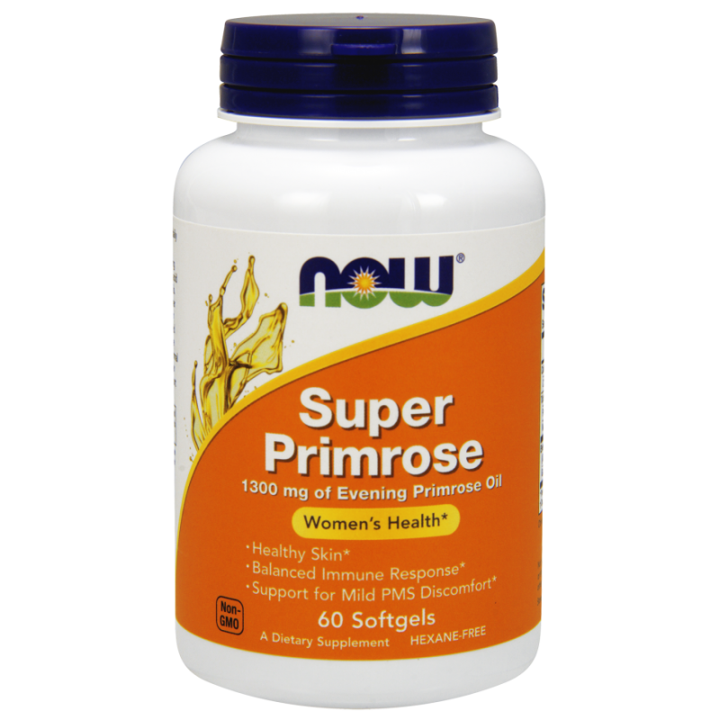  от вечерна иглика 1300 мг | Super Primrose | Now Foods, 60 драж