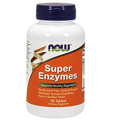 Papaya Enzymes / Храносмилателни ензими 180 дъвчащи таблетки  