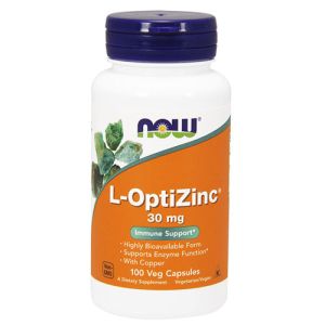 Л - Опти цинк 30 мг |  L-OptiZinc | Now Foods, 100 капс