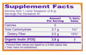 Инулин на прах | Inulin Powder FOS | Now Foods, 227 грама  