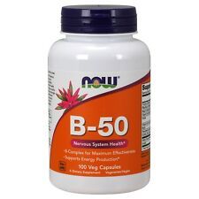 Витамин Б Комплекс | Vitamin B-50 Complex | Now Foods, 100 табл