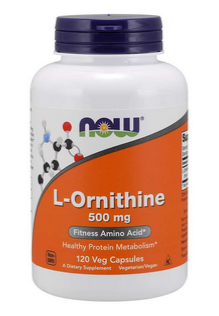Л-орнитин 500 мг | L-Ornithine | Now Foods, 120 капс